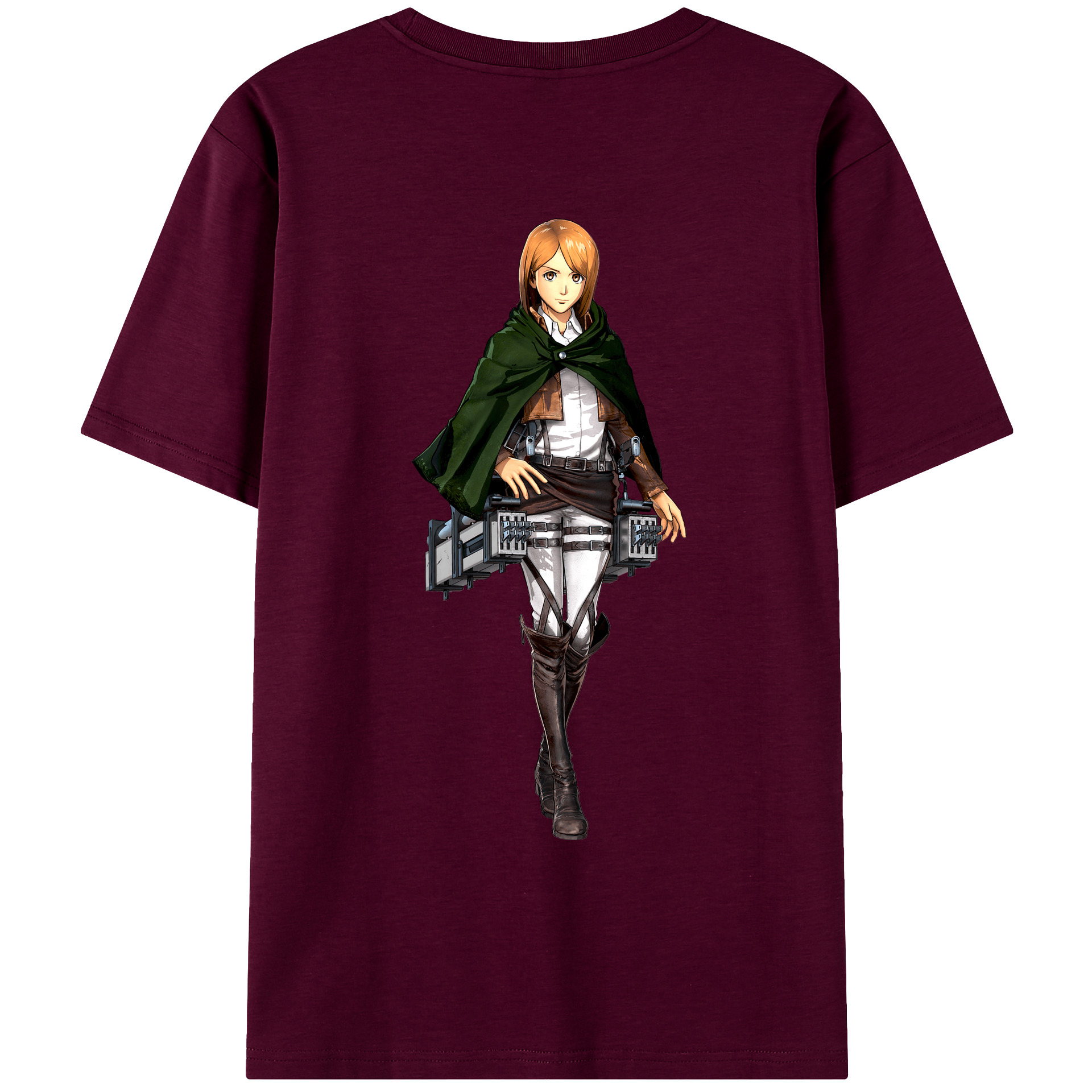 （画像用） 進撃の巨人 ペトラ·ラル Attack on Titan Petra Rall レディース半袖Tシャツ(バックプリント)